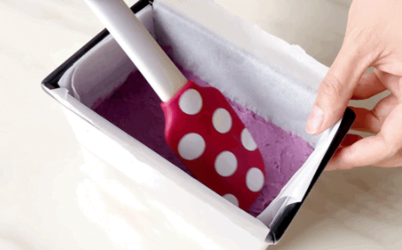 芋泥酸奶蛋糕,低脂甜品,好看又好吃,一看就心動